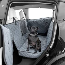 Rlv1 Ruff Liners Dog Hammock For Car Back Seat Cover Medium 2024 Gray Give Your Pup More