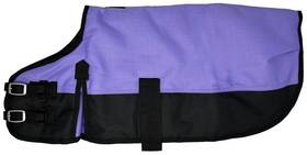 Db250-pugy-2xl Rugged Ride 1200 Denier 150g Fill Harness Friendly Waterproof Dog Blanket Purple