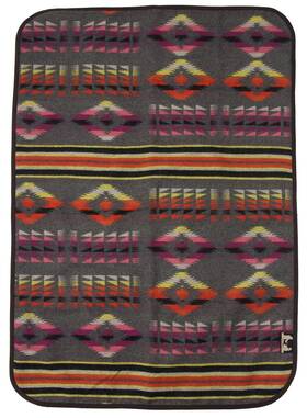 Ruth&boaz 728872928481 Outdoor Wool Blend Pet Blanket Ethnic Inka Pattern T-grey