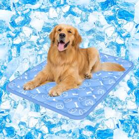 Rywell Pe-pm-0004-bu-ry-xl-a Dog Cooling Mat 2.0 44 32 Thicken For Extra Large I