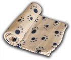 Rza Pet Blanket For Dog Cat Animal 39 X 27 Inches Fleece Black Paw Print All Year 723861760349