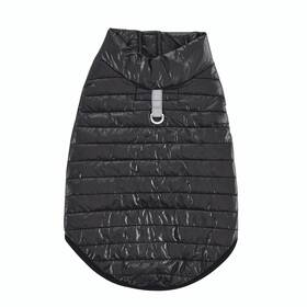 Sams Pets 850035184578 Monty Puffer Jacket In Black / Size Medium -