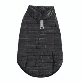 Sams Pets 850035184585 Monty Puffer Jacket In Black /sizelarge