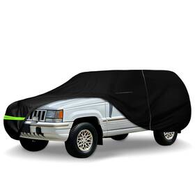 Sapubk Zfn0159-8 Waterproof Car Cover Compatible With 1993-2010 Jeep Grand Cherokee Accessorie