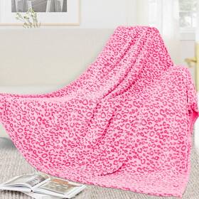 Bp-16 Seegu Warm Blanket Pink Soft Fleece Blankets Twin Size Throw For Bed Couch