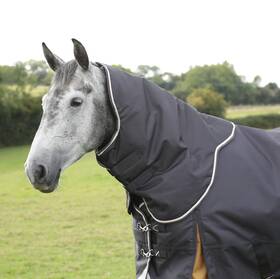Shires 93003n-grey-exlge Highlander Plus 300 Neck Cover Large Grey X-large