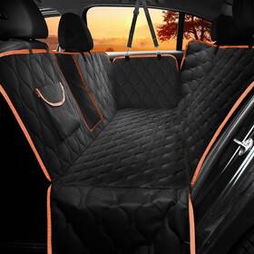 Pet01 Shodu Waterproof Dog Car Seat Cover For Back Collapsible Scratchproof