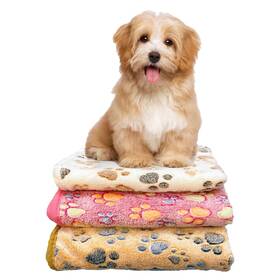 Qjbd-009 Simena Blankets For Pets Fluffy Fleece Dog Soft And Warm Puppy Blank