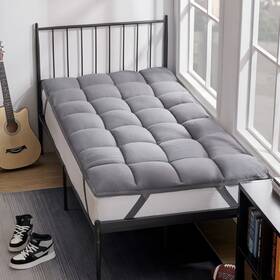 Sleep Zone 840199203338 Cooling Mattress Topper Twin Size Quilted Fitted Pad Cove