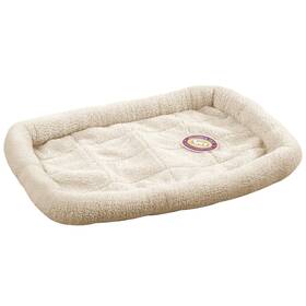 Zw250-24 Slumber Pet Sherpa Crate Bed With Bumper-style Cushioning For Comfort In