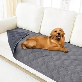 Smiry 313045392314 Waterproof Dog Bed Cover Blanket 30x70 Soft Reversible Pet Dark G