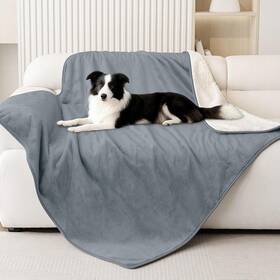 Smiry 445046059040 Waterproof Dog Bed Blanket Leakproof Pet Throw For Couch Sofa