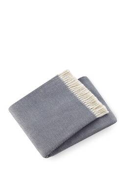 Soft Slate Gray Links Pattern Throw Blanket 606114636090