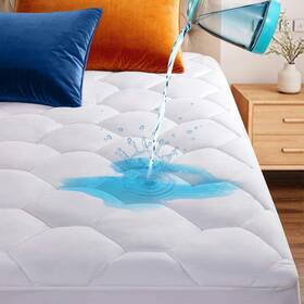 Hu-xi-133 Softhour Queen Quilted Waterproof Mattress Pad Cover Soft Waterpro