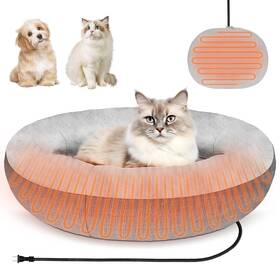 Jrwc-60 Sohveta Heated Cat Bed Cozy Electric Pet With Constant Warmth Washable Desi