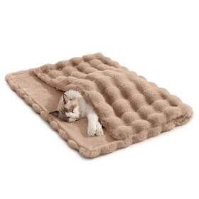 C1231010001 Somahe Best Blankets For Indoor Cats Super Soft Plush Faux Fur Kitten Machine Washable
