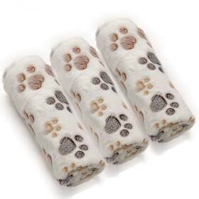Sorkut 788411219609 1 Pack 3 Puppy Dog Blankets Super Soft Warm Sleep Mat Fluffy Premium Fleece P