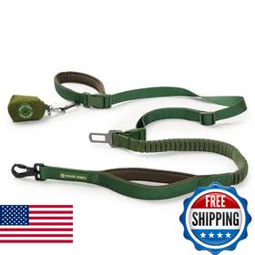 B0fx32txpb Spark Paws Handsfree Dog Leash Shock Absorbing Waist Bungee Lead For Running