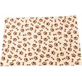 Spot 077234500620 Snuggler Bones/paws Print Blanket Cream 1 Each/40