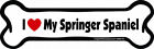 Springer Spaniel Imagine This Bone Car Magnet I Love My