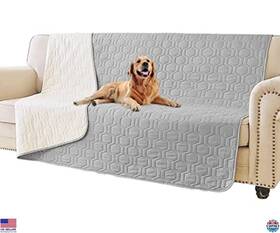 B09w2jd2gv Stanley Waterproof Non-slip Dog Bed Cover And Blanket For Pets 52x82 Light Grey