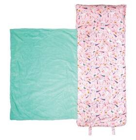 Sj7702 Stephen Joseph Toddler All Over Print Nap Mat With Soft Blanket An... Fast Ship