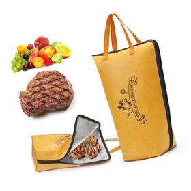 Rz-bbq-273 Strendier Bbq Blanket For Resting Meat 21 In Reusable Insulated Bag Brisket Beef