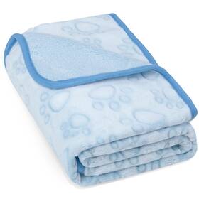 Db-blue-m001 Stuffed Blue Dog Blanket For Puppy Accesssories Boy Stuff Small Kitten