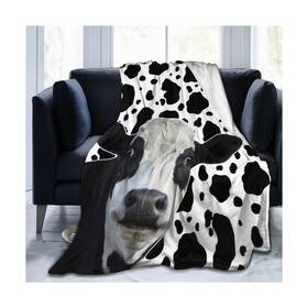 Sucuwiny 018864681786 Cow Blanket Fleece Throw Plush Holiday Stuff Co... Fast Ship