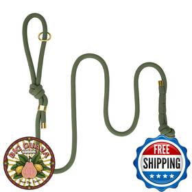 B0f9fdgl27 Sunraymascota 5ft No Pull Dog Leash For Medium Large Dogs - Misty Green