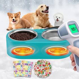 Hn00hcb Superpaws Heated Water Bowl For Cats Dogs Pet 47oz With Removabl... Fast Ship