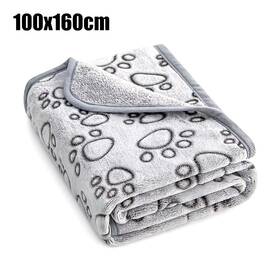 Supreme-goodsoutlet 744111017112 Pet Blanket Soft Fluffy Cute Cartoon Pattern Mat Bed Dog Warm And Co