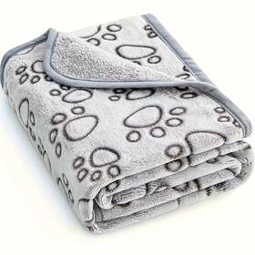 Supreme-goodsoutlet 744759150561 Soft Fluffy High Quality Pet Blanket Cute Cartoon Pattern Mat Warm And Comfo