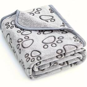 Supreme-goodsoutlet 744759575067 Soft Fluffy High Quality Pet Blanket Cute Cartoon Pattern Mat Warm And Comfo