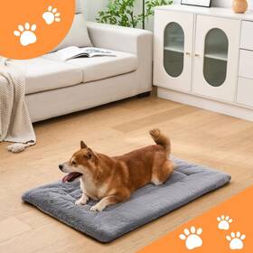Suvamjam Cwd001 Washable Dog Crate Bed Mat For Medium/large Dogs All-season Comfort With