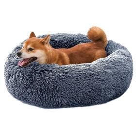 Cww0001 Suvamjam Comfort Donut Dog Bed - Ultra-soft Pet With Neck Support 3 Sizes Mach Inch