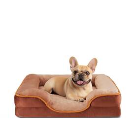 Sweetcrispy 781434688001 Orthopedic Dog Bed Memory Foam Puppy Sleeping Sofa For Small Pet