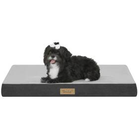 P149-ash Tailzzz Pet Mattress Small To Medium Dog And Cat 2-in-1 Cool Gel Infused W