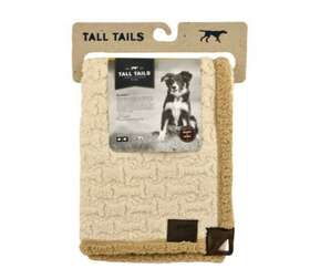 Tall Tails 022266138341 Dog Micro Blanket Sherpa Bone
