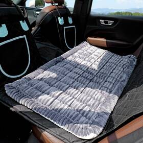 Bdb18 Tapizado Back Seat Pet Bed Mat Dog Car For Large Dogs Deluxe Plush Travel Beds W