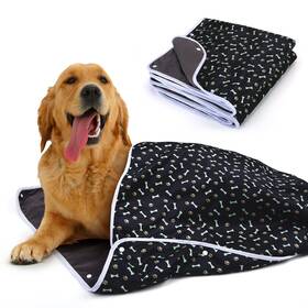 Ty16102-1 Teamoy 1 Pack 2 Dog Blanket Waterproof Bed Cover Protector For Sofa Couc