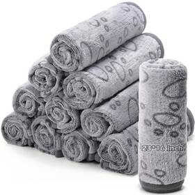 Ha-tegeme-240318 Tegeme 12 Pieces Pet Blanket Soft Fleece Dog Fluffy Doggie Warm Felt Throw Spring Cu