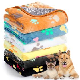 Ha-tegeme-2685 Tegeme 6 Pcs Waterproof Pet Blanket 41 X 30 Inch Washable Dog For Small Dogs