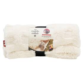 90896074 The Cuddle Collab With Zelda Titus And Brave Plush Pet Sleeping Bag Beige