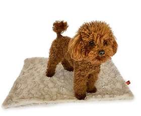 The Dog Squad 642141135311 Bella Minkie Binkie Blanket Small/20 Inch X 30 Taupe