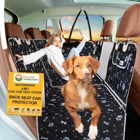 Tgw-csc-101 The Good Works Farm Tgwf Dog Seat Cover - 60/40 Split Rear Pet 6 In 1 Configurations