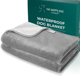The Happy Dog Company 070000775838 Waterproof Blankets For Extra Large Dogs - Soft Fleece Washable Blank