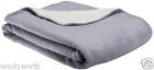 Throw American Kennel Club Pet Gray Reversible Soft Plush 40 X 50 New 035368093357