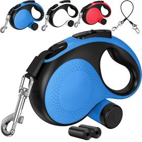 B0fcp3n3zq Tidytrek Retractable Dog Leash 26ft For Large Dogs Up To 110lbs - 360 Tangle-free Heavy