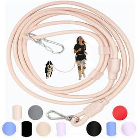 B0cm6vthqh Tiesenci Hands Free Dog Leash Crossbody And Waist 9-in-1 No Pull Adjustable